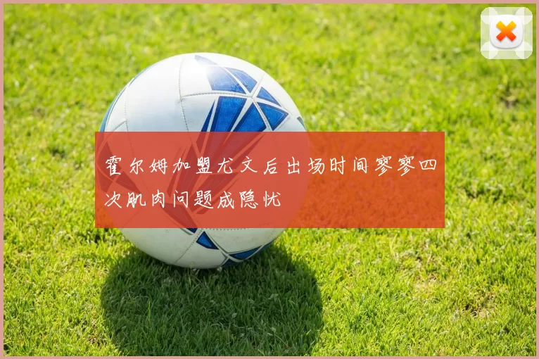霍尔姆加盟尤文后出场时间寥寥四次肌肉问题成隐忧